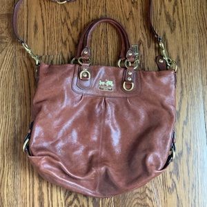 Beautiful leather Coach bag